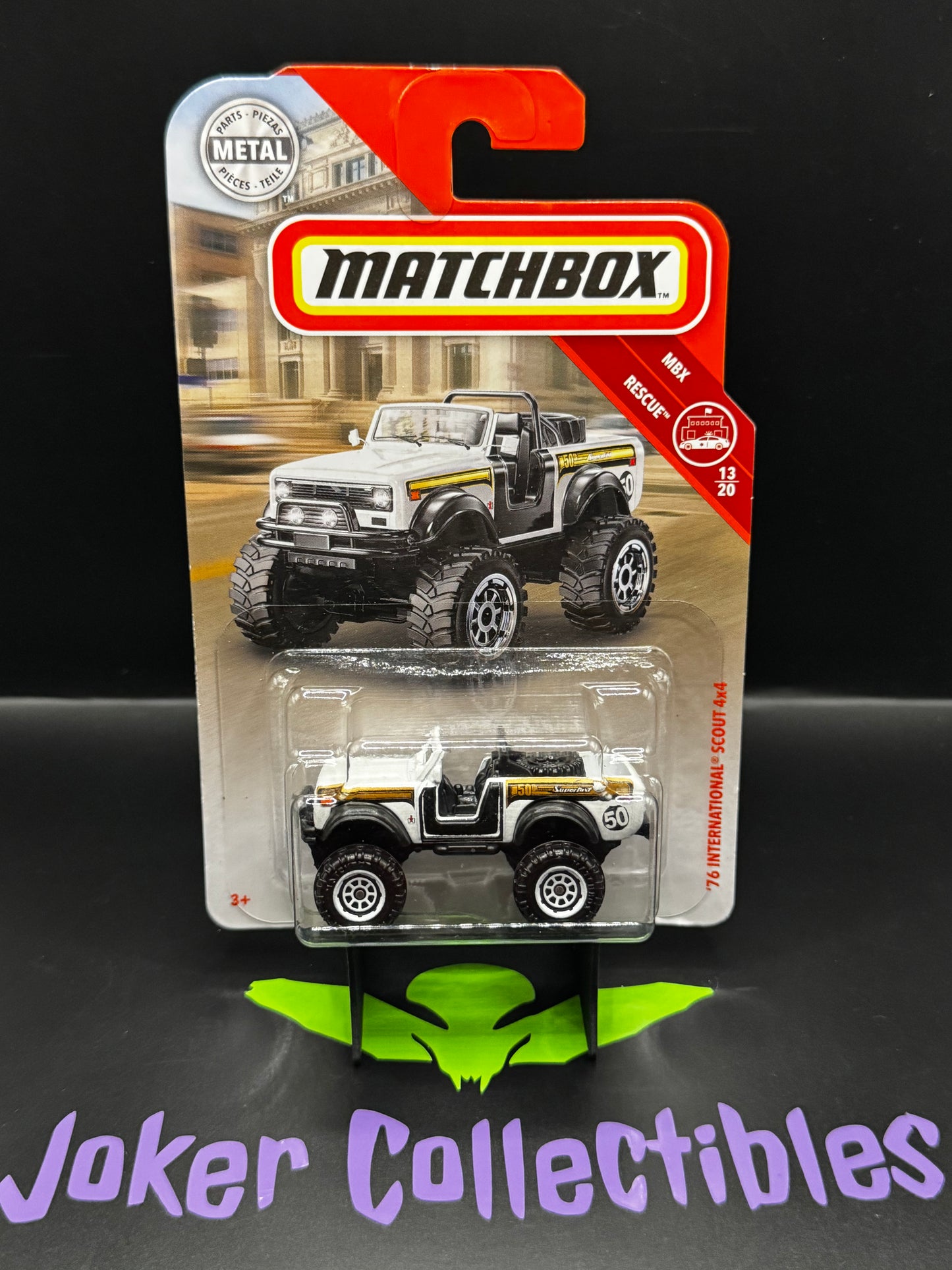 Matchbox White '76 International Scout 4x4 MBX Rescue 13/20