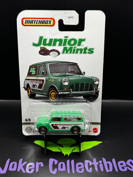 Matchbox Junior Mints Austin Mini Van 6/6