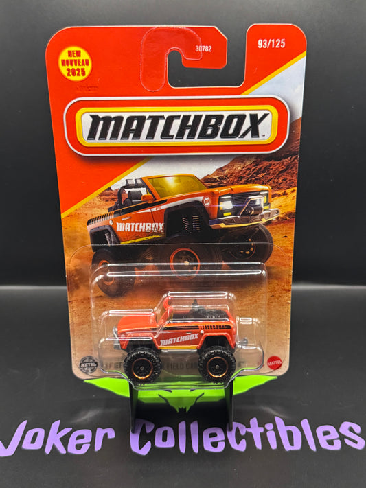 Matchbox 2025 MBX Field Car Convertible # 93/125 - B Case