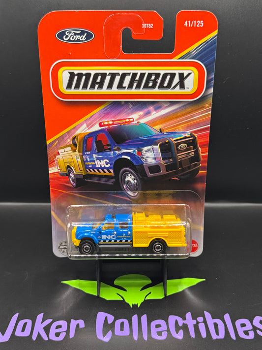 Matchbox 2025 Construction Ford F-550 Super Duty # 41/125 - B Case