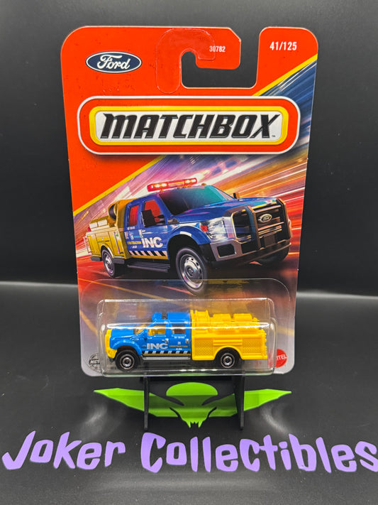 Matchbox 2025 Construction Ford F-550 Super Duty # 41/125 - C Case