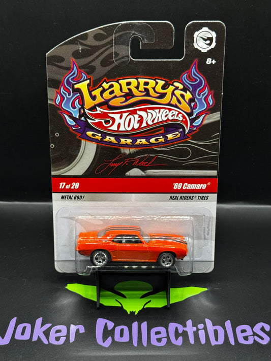 Hot Wheels Larry's Garage Orange '69 Camaro # 17 of 20