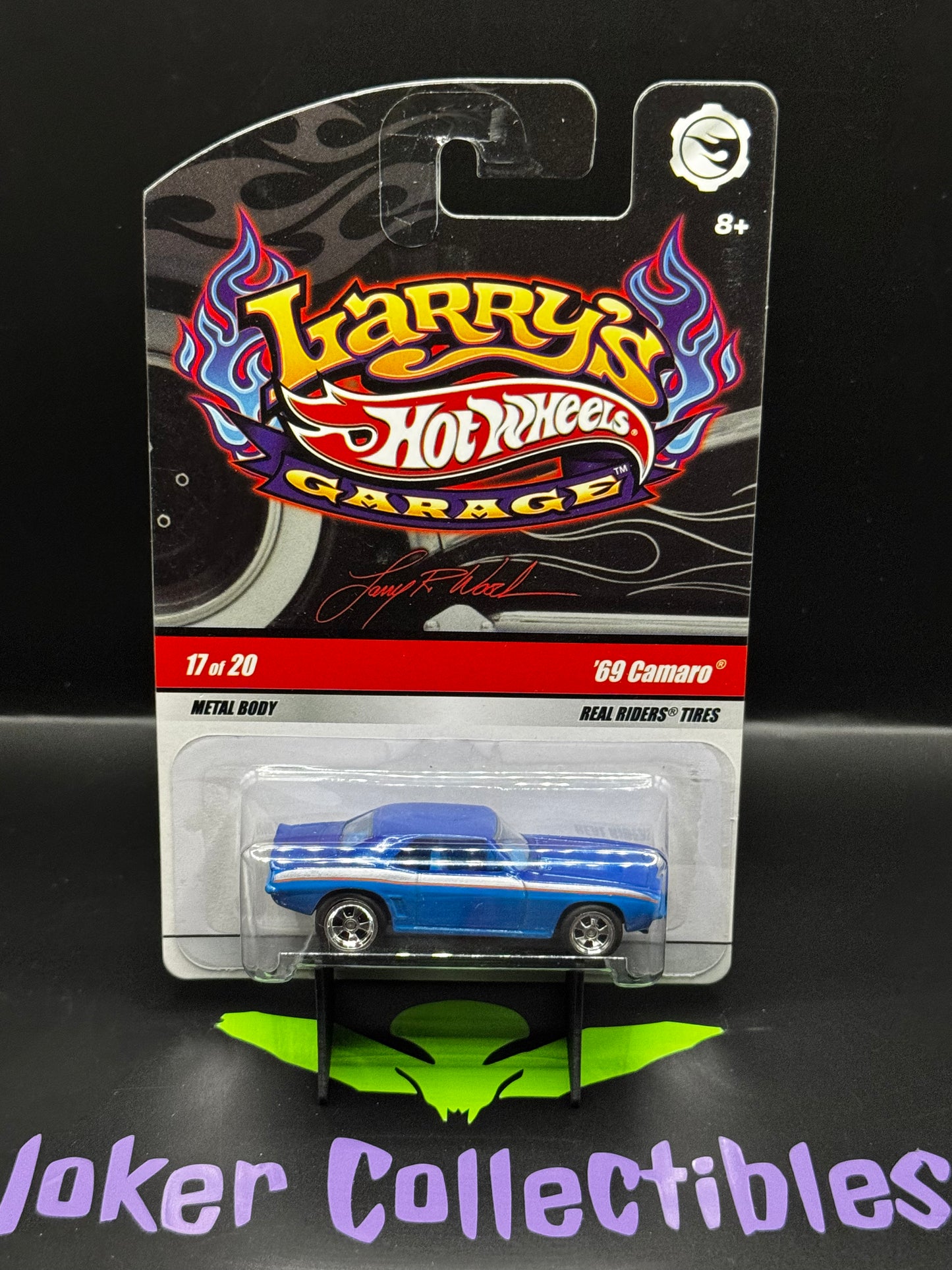 Hot Wheels Larry's Garage Chase Blue '69 Camaro # 17 of 20