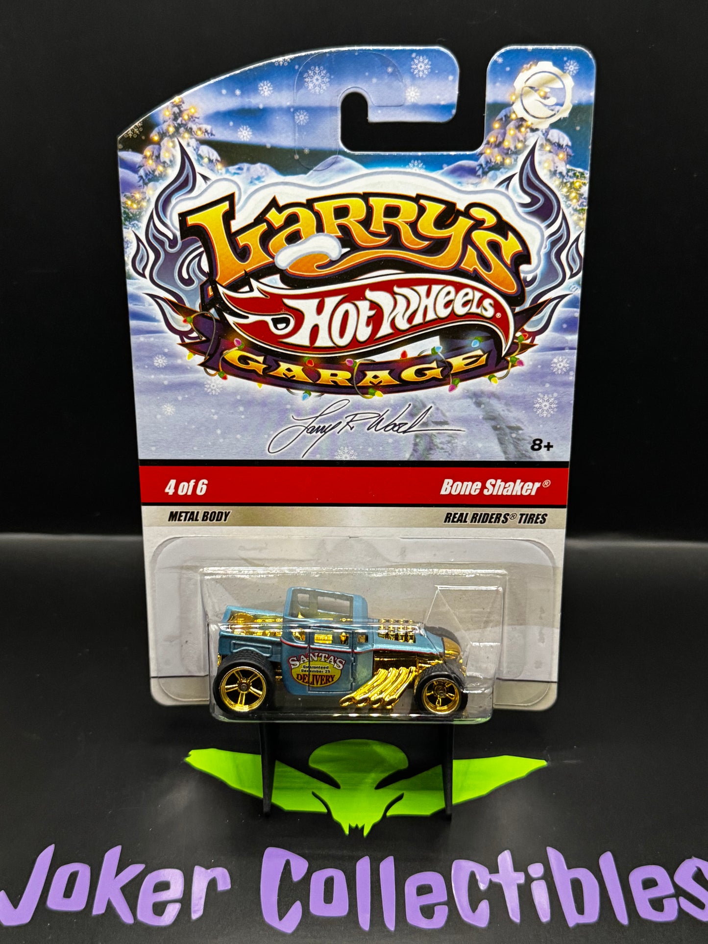 Hot Wheels Larry's Garage Holiday Chase Bone Shaker # 4 of 6
