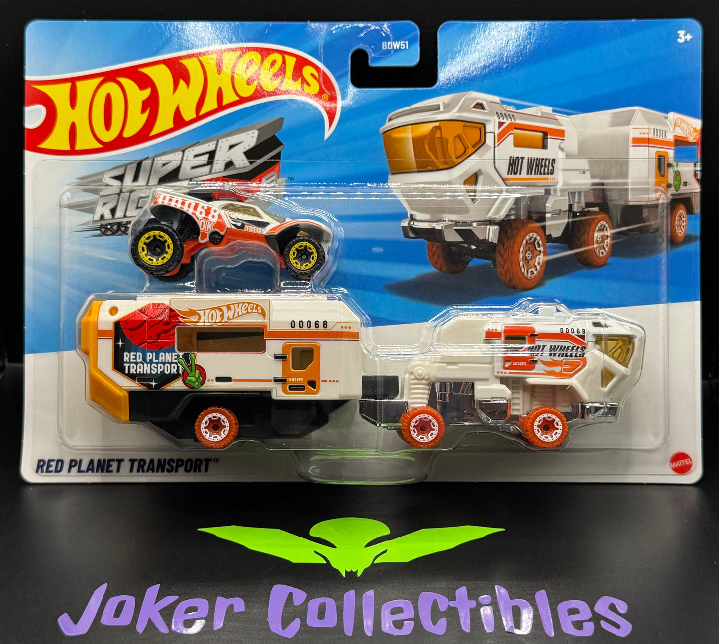 Hot Wheels 2025 Super Rigs Red Planet Transport