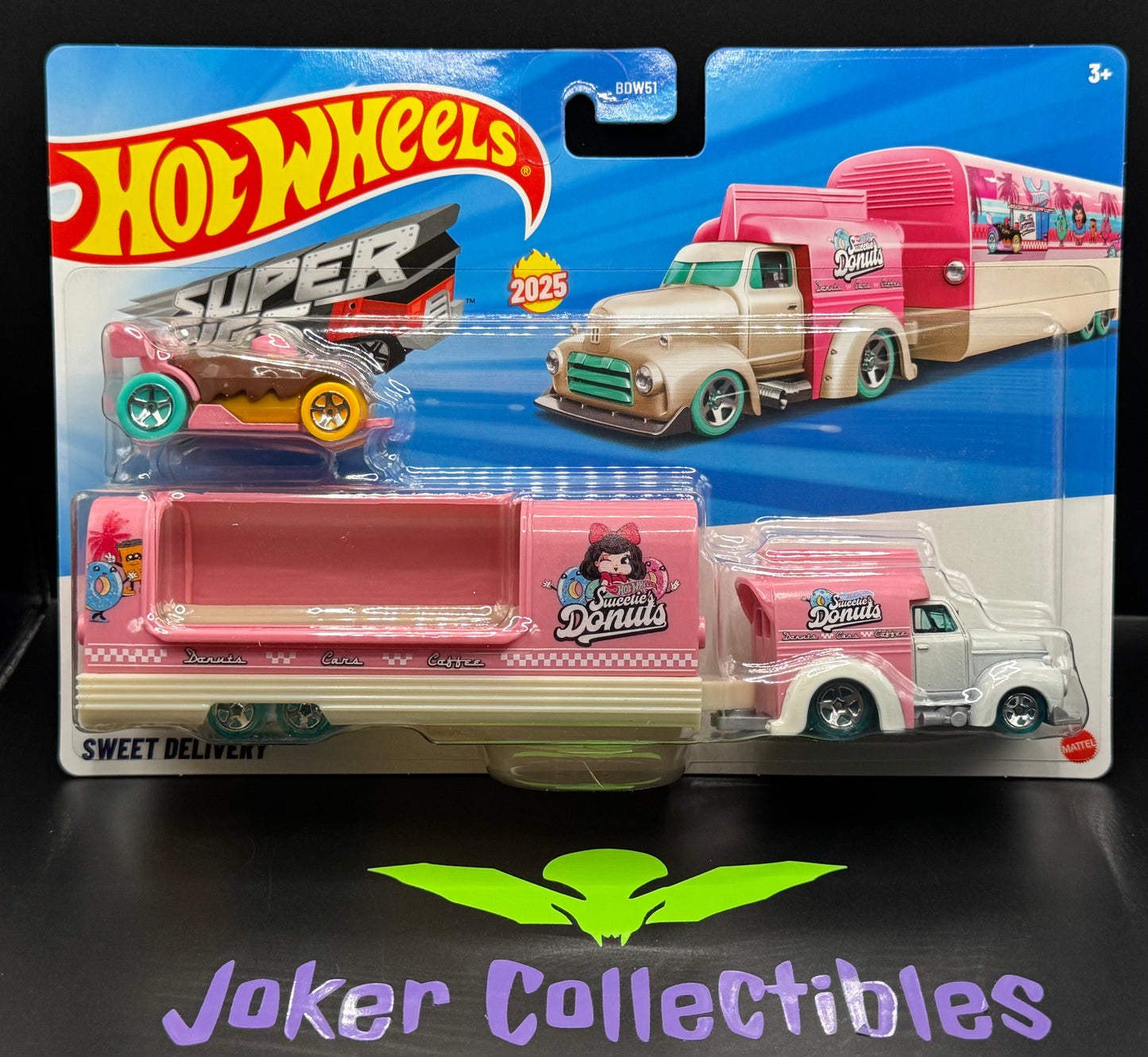 Hot Wheels 2025 Super Rigs Sweetie's Donuts Sweet Delivery