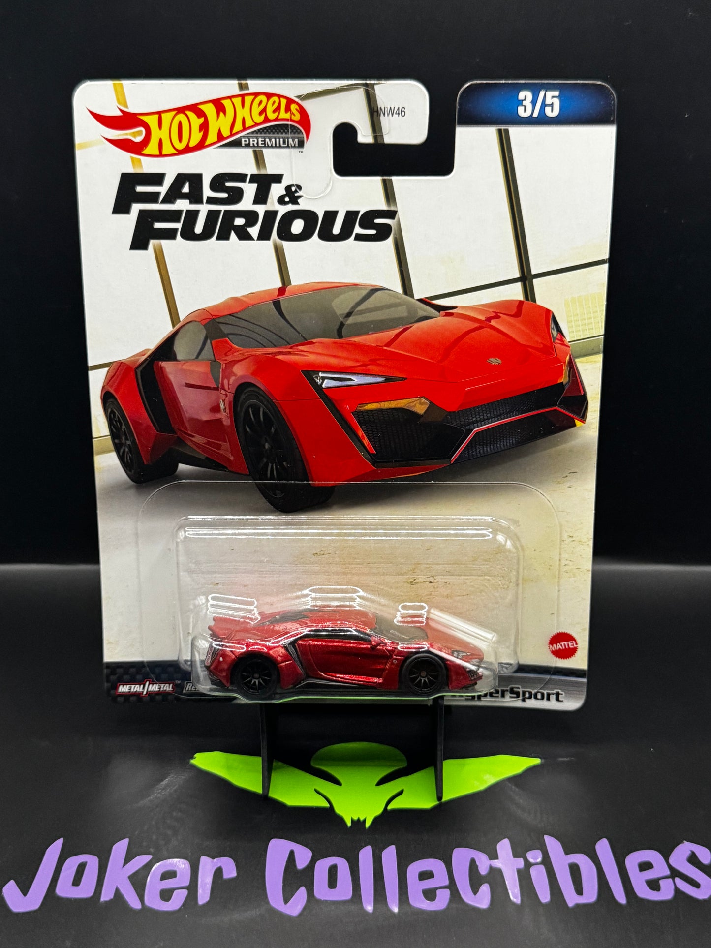 Hot Wheels Premium Fast & Furious Furious7 W MOTORS Lykan HyperSport # 3/5