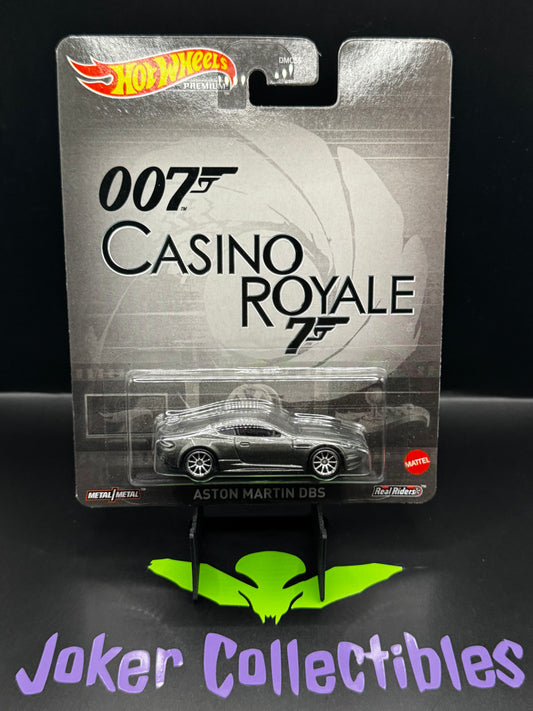 Hot Wheels Premium Replica Entertainment 2023 007 Casino Royale Aston Martin DBS
