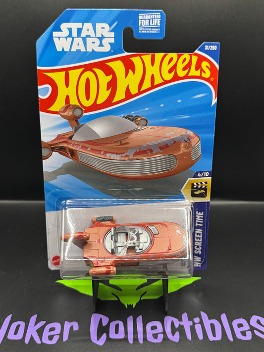 Hot Wheels 2025 Star Wars X-34 Landspeeder # 31/250 HW Screen Time # 4/10 - C Case