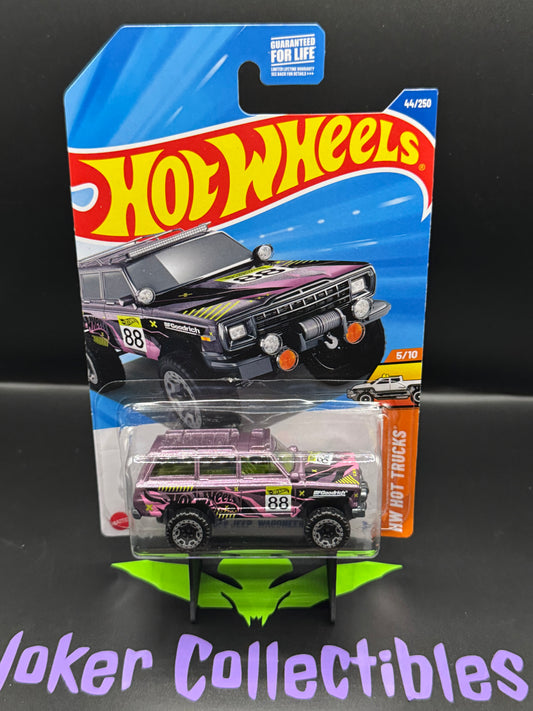 Hot Wheels 2025 1988 Jeep Wagoneer # 44/250 HW Hot Trucks # 5/10 - C Case