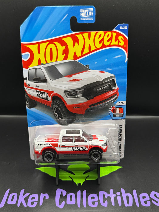 Hot Wheels 2025 2020 Ram 1500 Rebel # 39/250 HW First Response # 3/5 - C Case