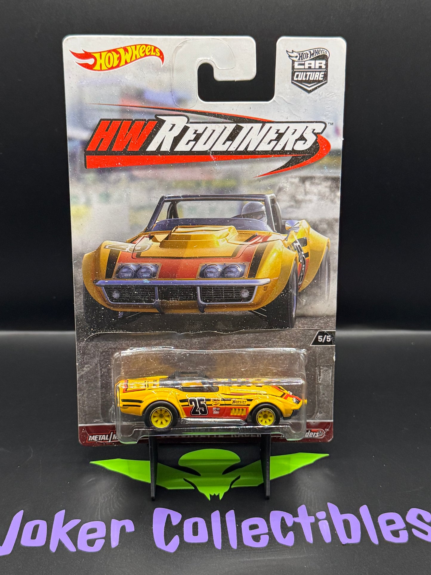 Hot Wheels Car Culture HW Redliners Yellow '69 Corvette Racer # 5/5