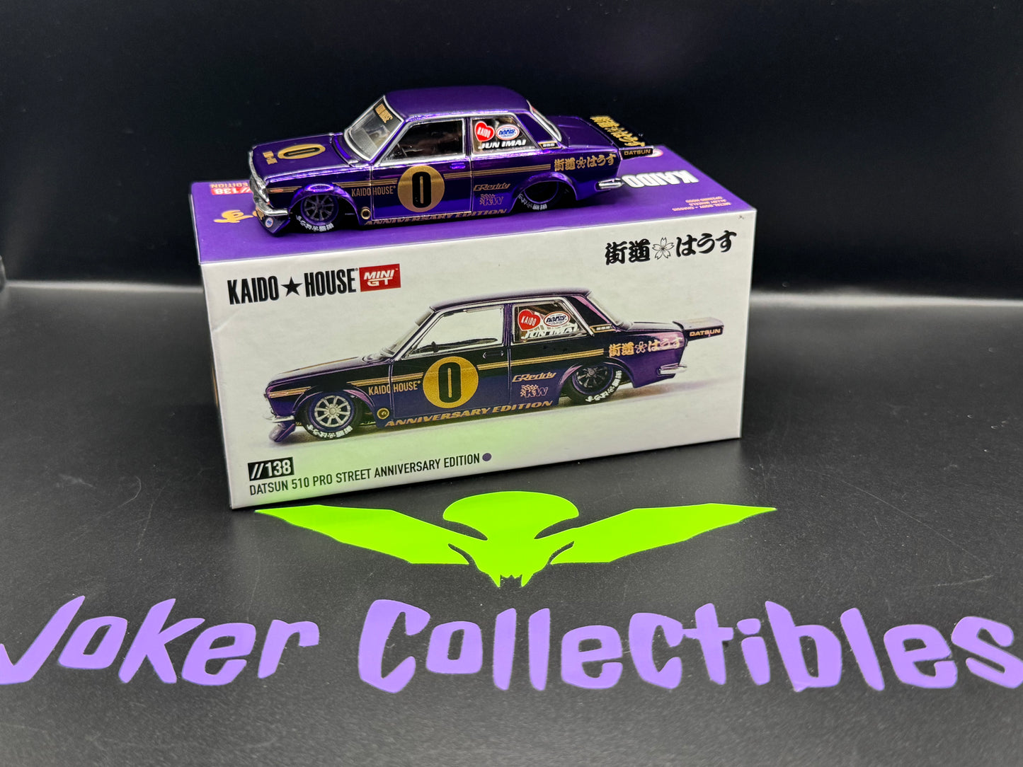 Kaido House Datsun 510 Pro Street Anniversary Edition Purple KHMG138