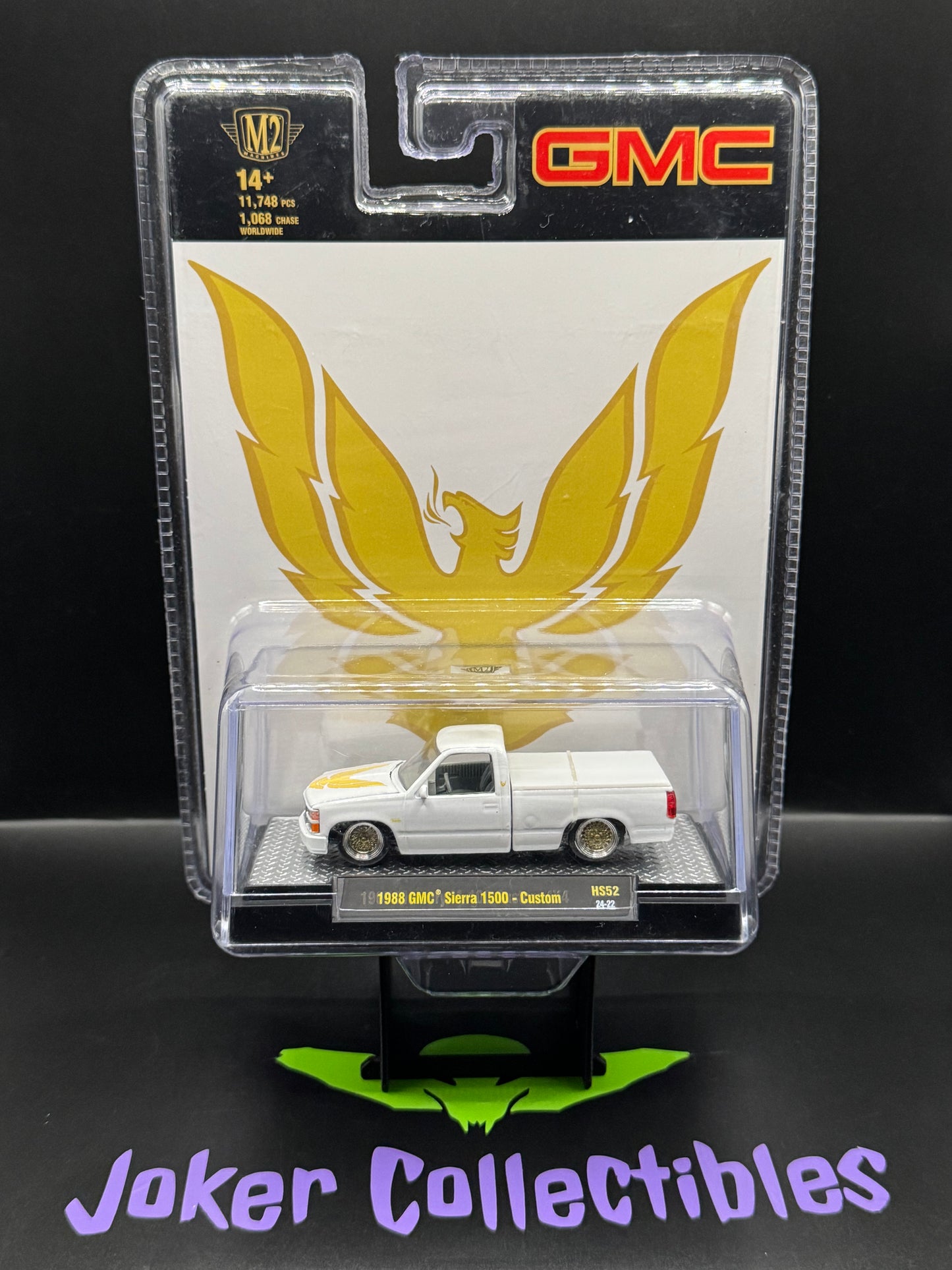 M2 Machines Trans Am White 1988 GMC Sierra 1500 - Custom HS52 24-22 Hobby Exclusive