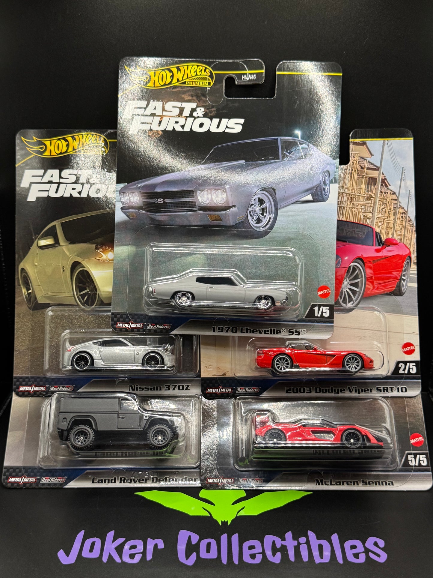 Hot Wheels Premium 2024 Fast & Furious J Case Set of 5