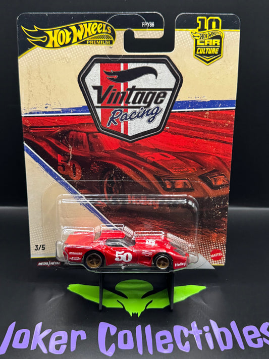 Hot Wheels Premium Car Culture 2026 Vintage Racing '76 Greenwood Corvette # 3/5