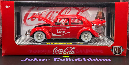 M2 Machines 1:24 Coke Love 1952 VW Beetle Deluxe Model WMTS01 24-39