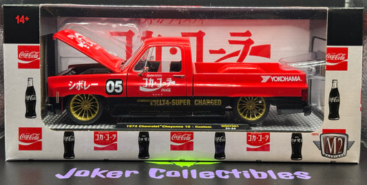 M2 Machines 1:24 Coca-Cola 1973 Chevrolet Cheyenne 10 Custom WMTS01 24-34 Japanese