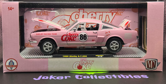 M2 Machines 1:24 Cherry Coke 1966 Shelby G.T. 350 WMTS01 24-49