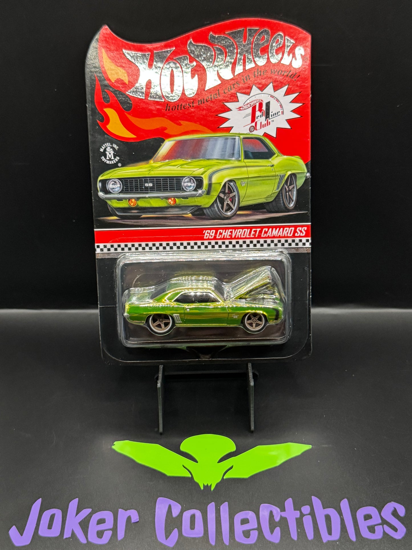 Hot Wheels 2021 RLC Exclusive '69 Chevrolet Camaro SS Antifreeze Green