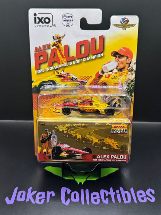IXO Models 2025 109th Indianapolis 500 Champion Winner #10 Alex Palou Chip Ganassi Racing DHL