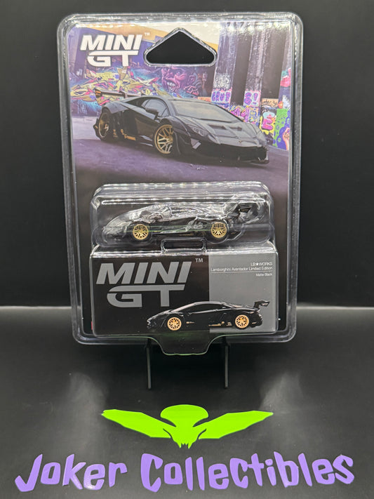 Mini GT #1087 LB-WORKS Lamborghini Aventador Limited Edition Matte Black