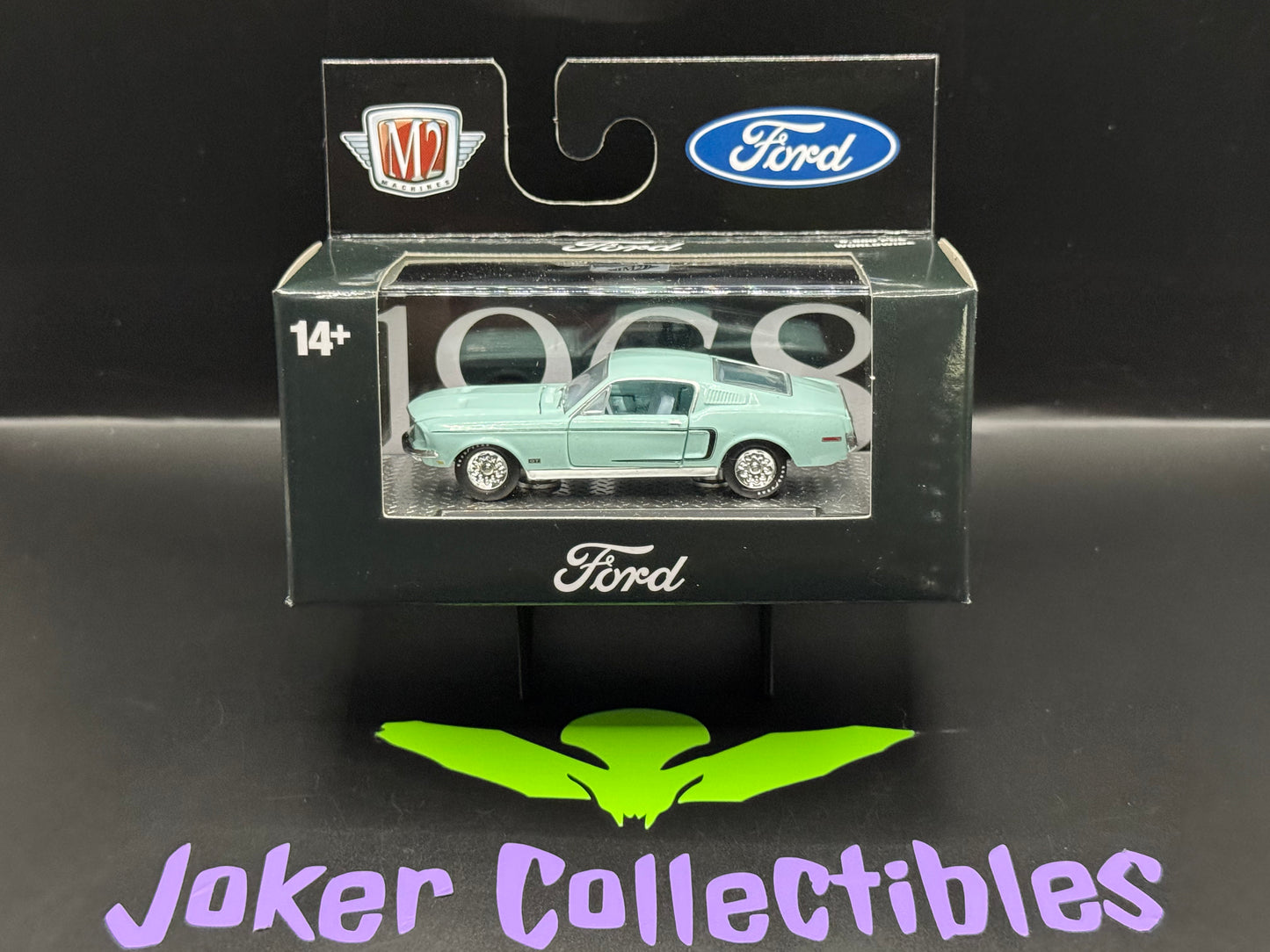 M2 Machines Detroit-Muscle Blue 1968 Ford Mustang GT 390 R95 26-18