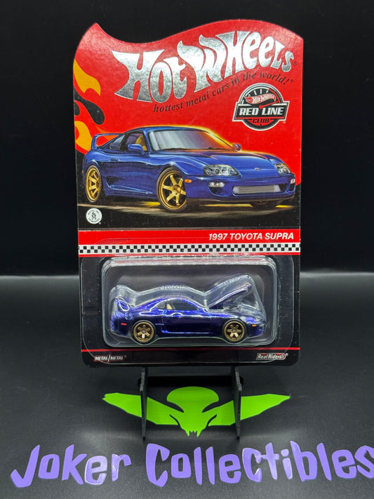Hot Wheels 2024 RLC Exclusive Red Line Club 1997 Toyota Supra Race Team Blue