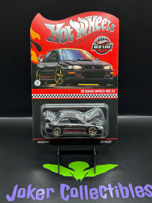 Hot Wheels 2026 RLC Exclusive Red Line Club '98 Subaru Impreza WRX STi Slate