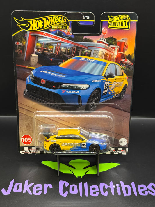 Hot Wheels Premium Boulevard Spoon '24 Honda Civic Type-R # 105