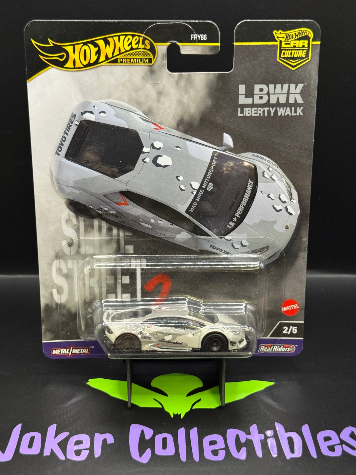 Hot Wheels Premium Car Culture Slide Street 2 LB-Works Lamborghini Huracán # 2/5