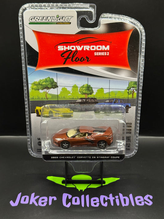 Greenlight Showroom Floor Series 2 2022 Chevrolet Corvette C8 Stingray Coupe