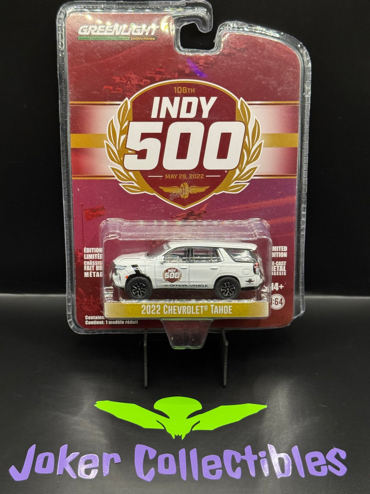 Greenlight 106th Indy 500 2020 Chevrolet Tahoe Official Vehicle