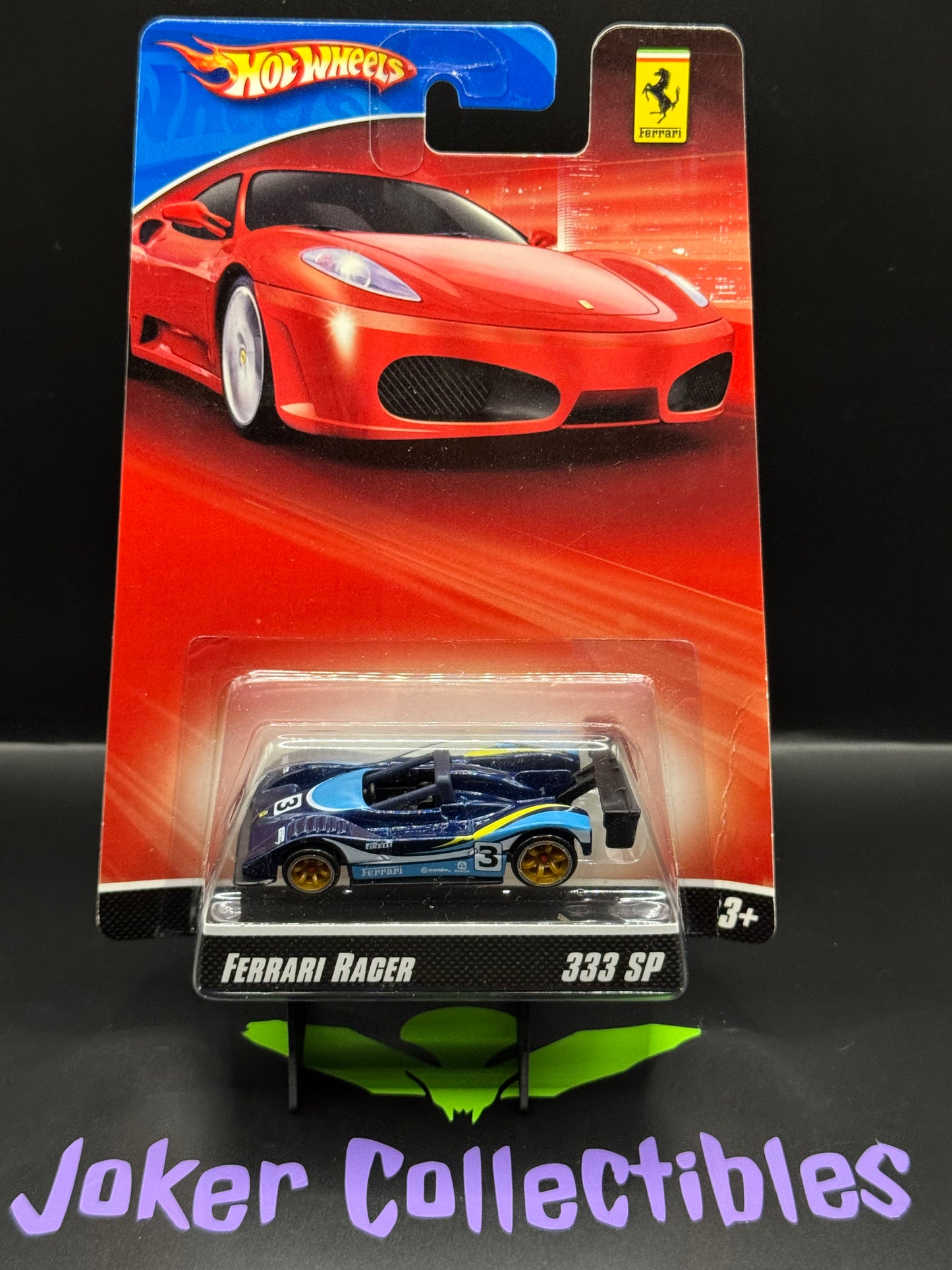 Hot Wheels Ferrari Racer Blue Ferrari 333 SP # 12/24