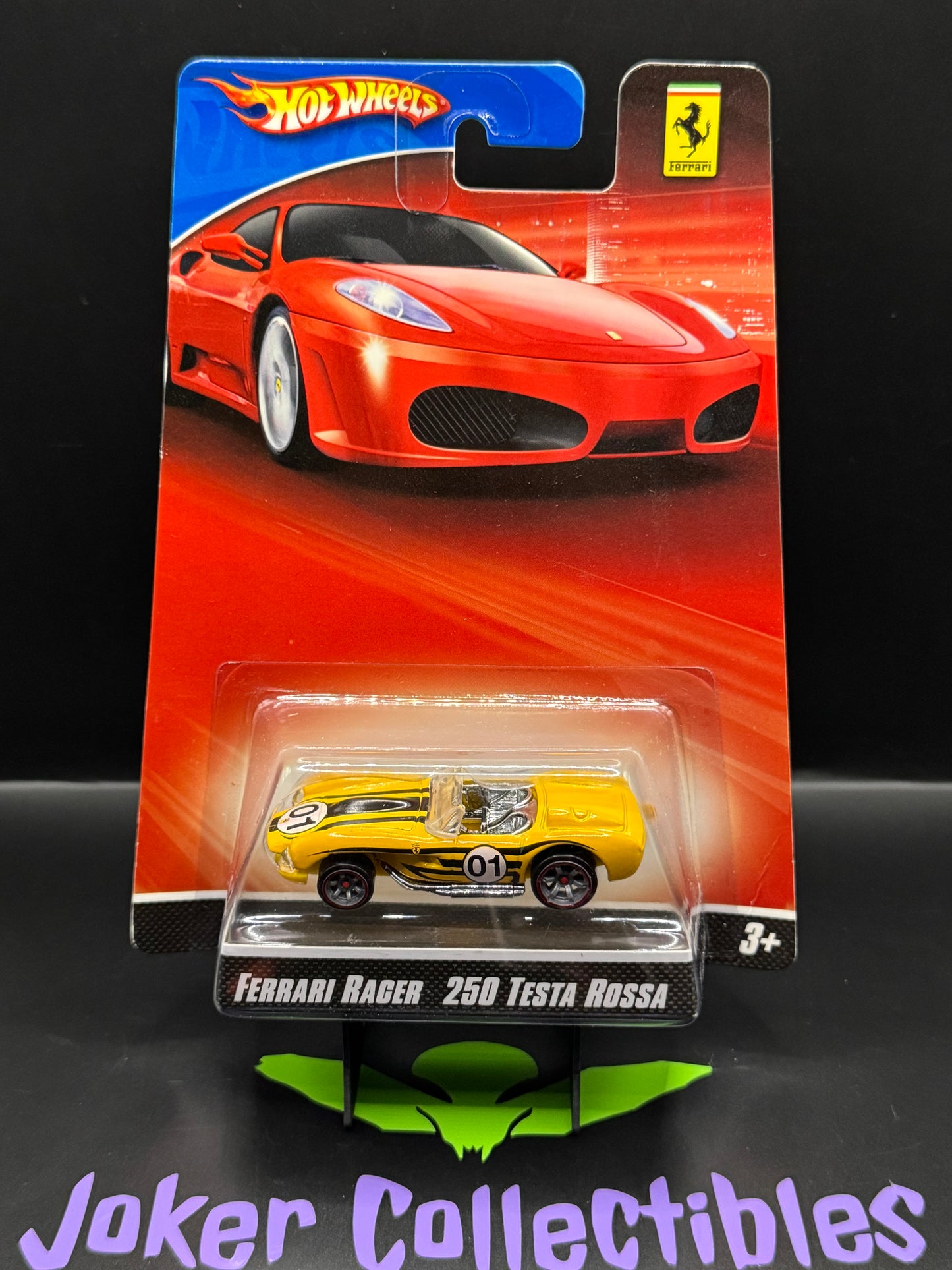 Hot Wheels Ferrari Racer Yellow Ferrari 250 Testa Rossa # 1/24