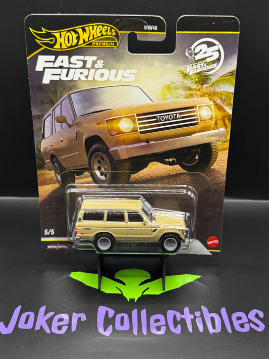 Hot Wheels Premium Fast & Furious 25th Anniversary Toyota Land Cruiser FJ60 # 5/5