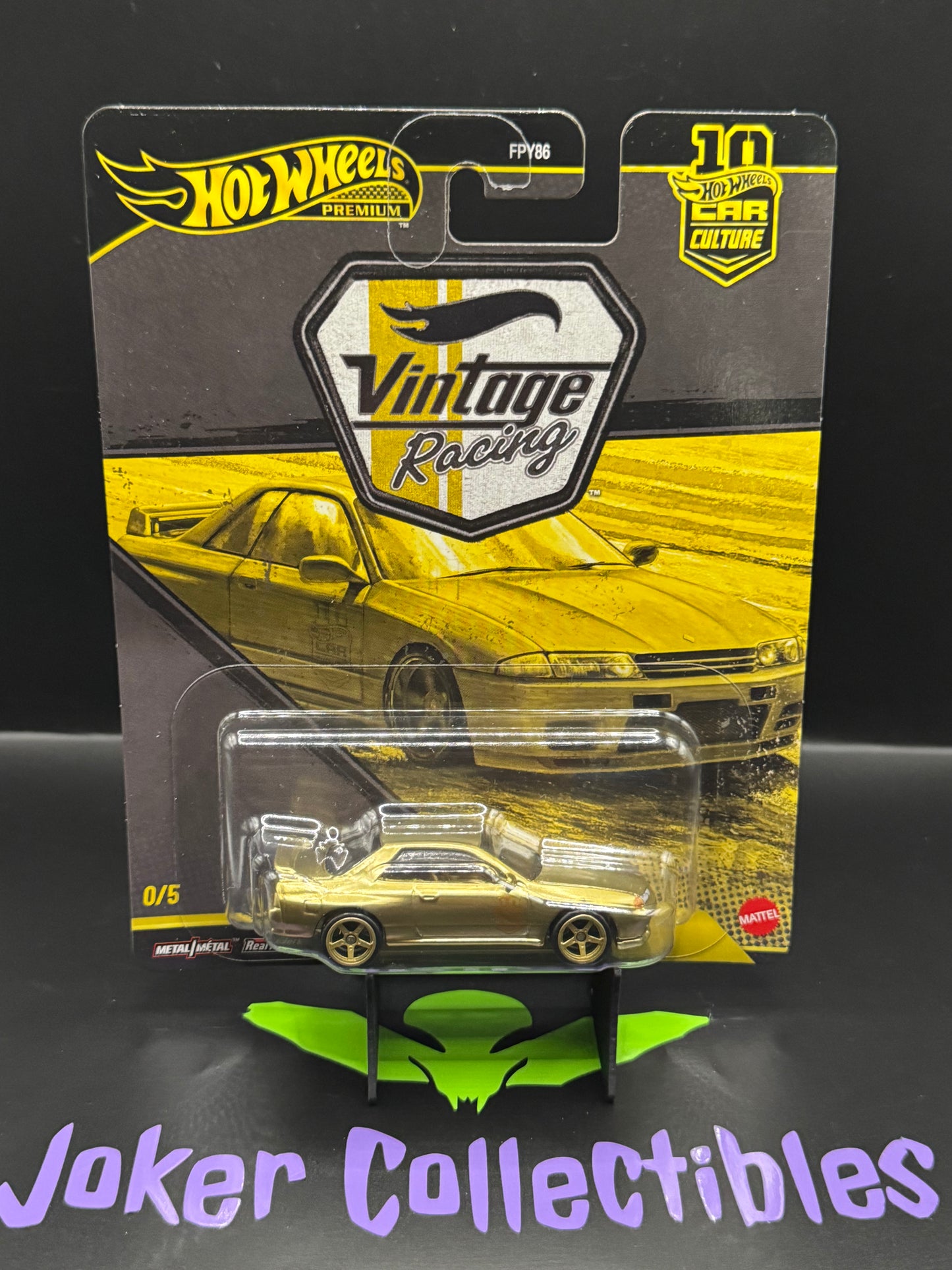 Hot Wheels Premium Car Culture Vintage Racing Chase Nissan Skyline GT-R (BNR32) # 0/5