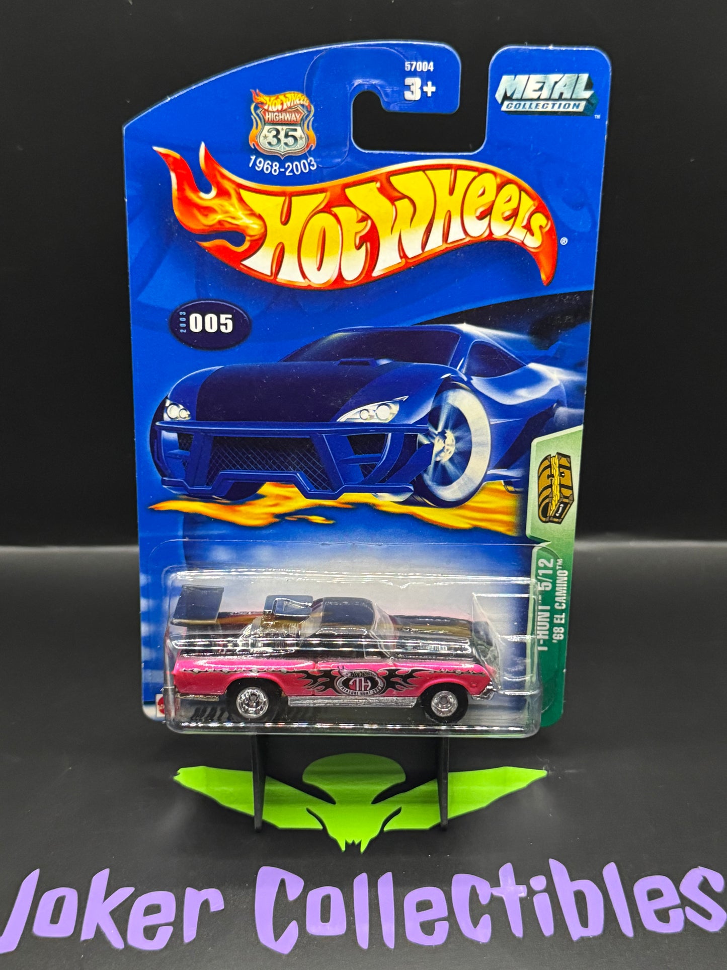 Hot Wheels 2003 T-Hunt 5/12 '68 El Camino Collector No. 005 Real Riders