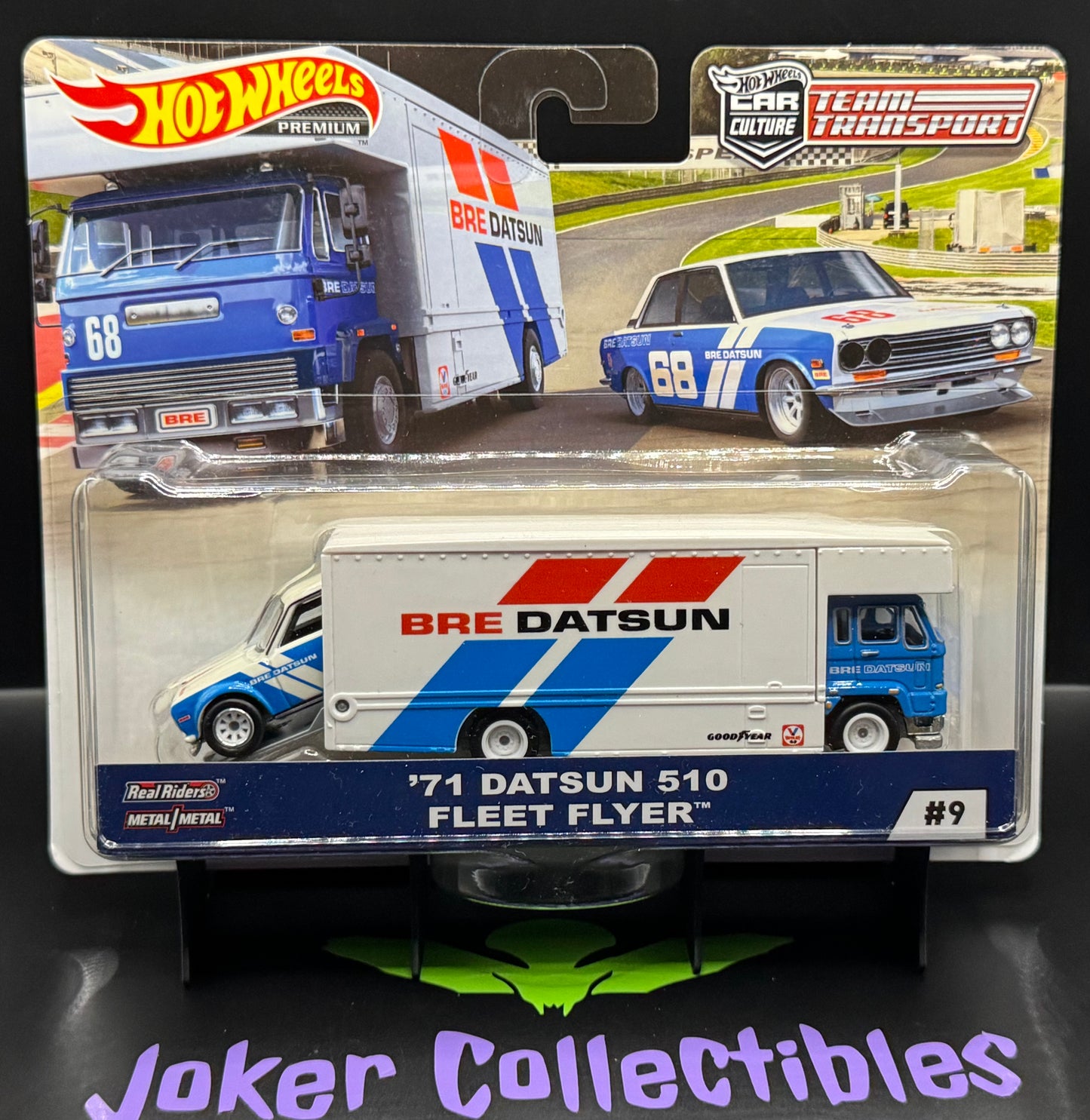 Hot Wheels Team Transport '71 Datsun 510 & Fleet Flyer # 9