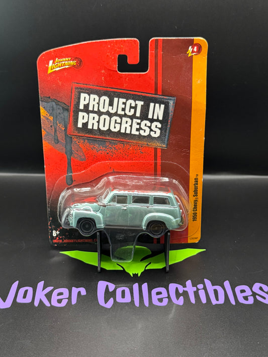 Johnny Lightning Short Card Projects in Progress 1950 Chevy Suburban Release 4