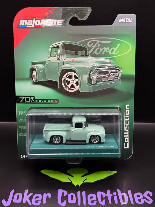 Majorette 1:64 Scale Collection Series Wave 4 1956 Ford F-100 70th Anniversary Collector Series