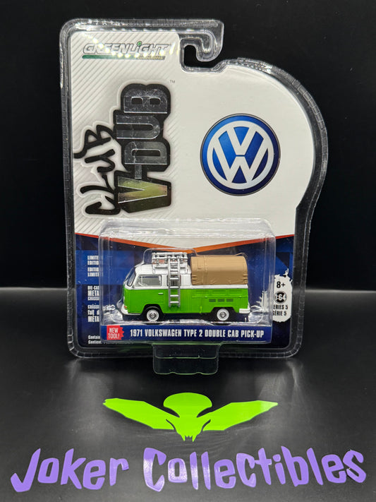 Greenlight Club V-Dub Series 5 1971 Volkswagen Type 2 Double Cab Pick-up