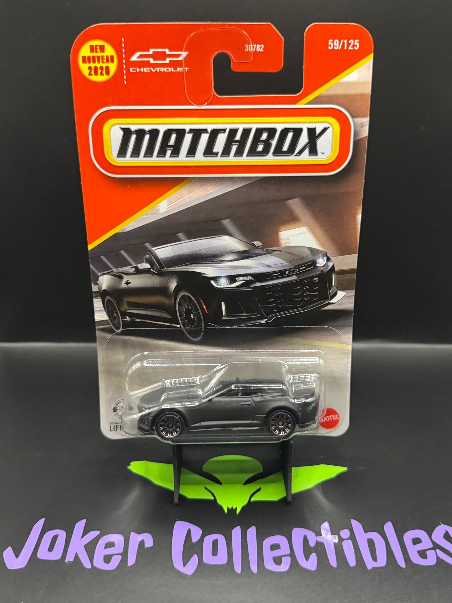 Matchbox 2026 Black 2024 Chevrolet Camaro ZL1 Convertible # 59/125