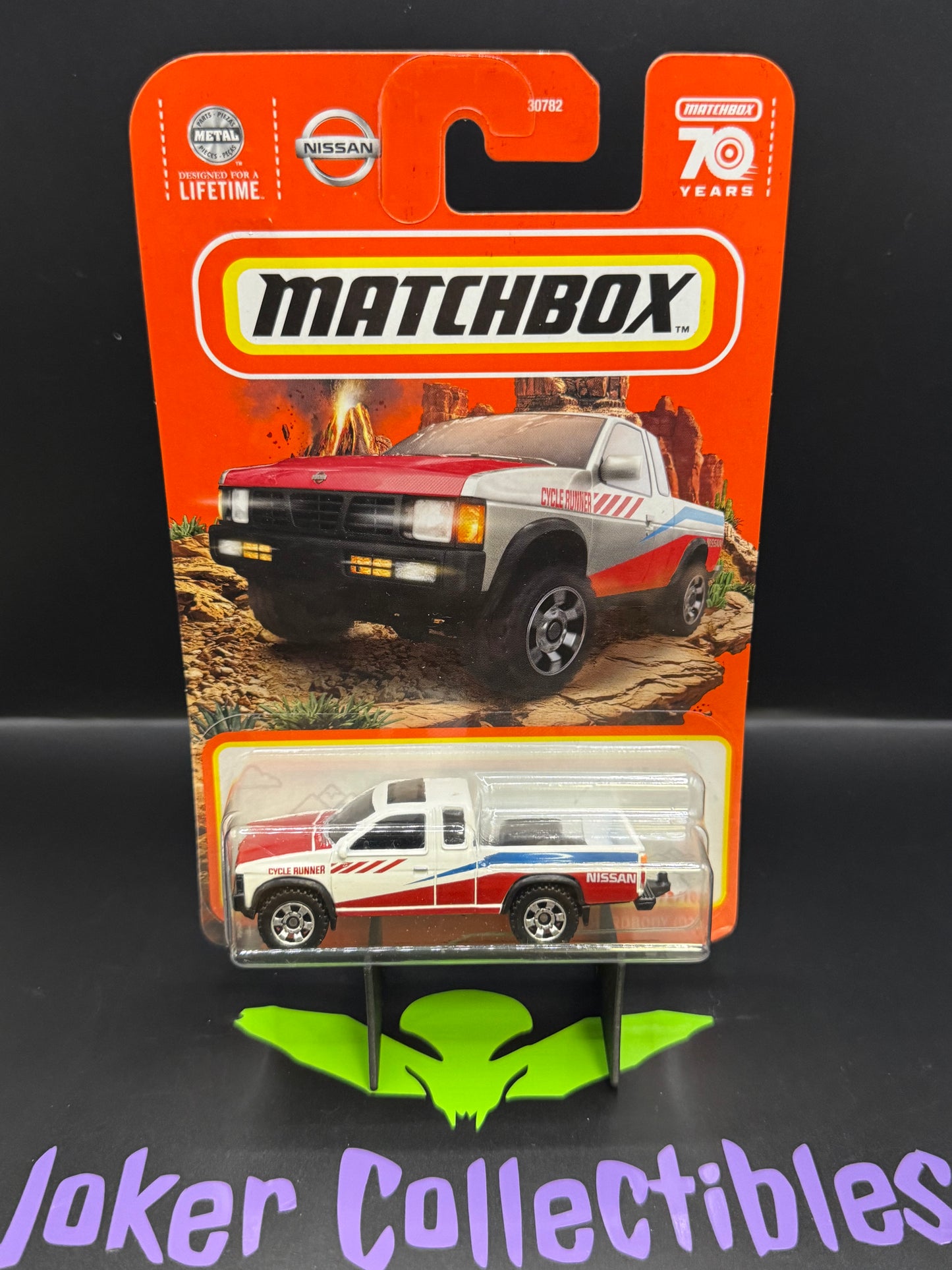 Matchbox White '95 Nissan Hardbody (D21) # 72/100