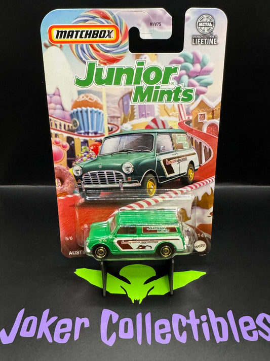 Matchbox Candy Juniors Mints Austin Mini Van