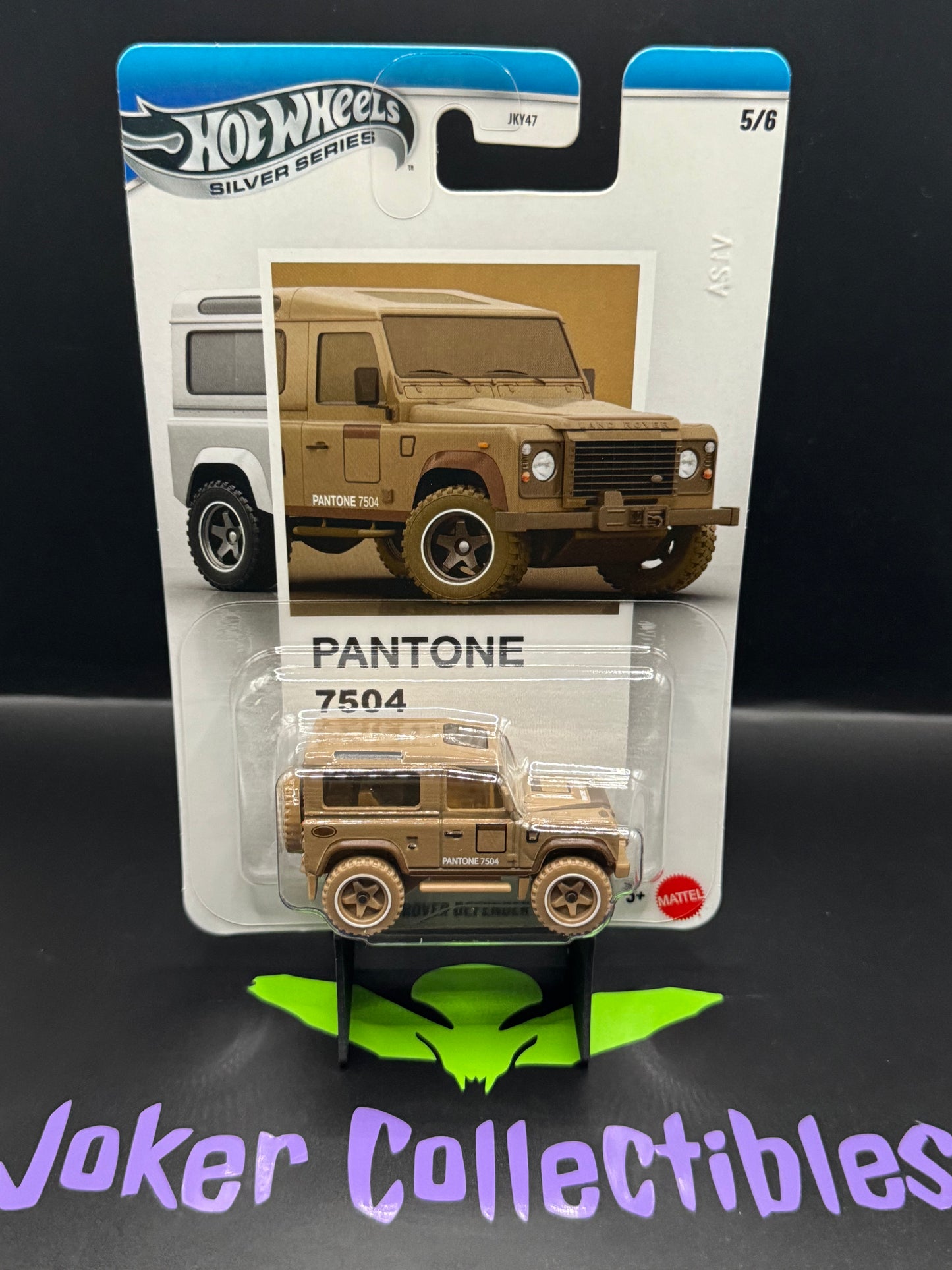 Hot Wheels Silver Series 2026 Pantone Land Rover Defender 90 # 5/6
