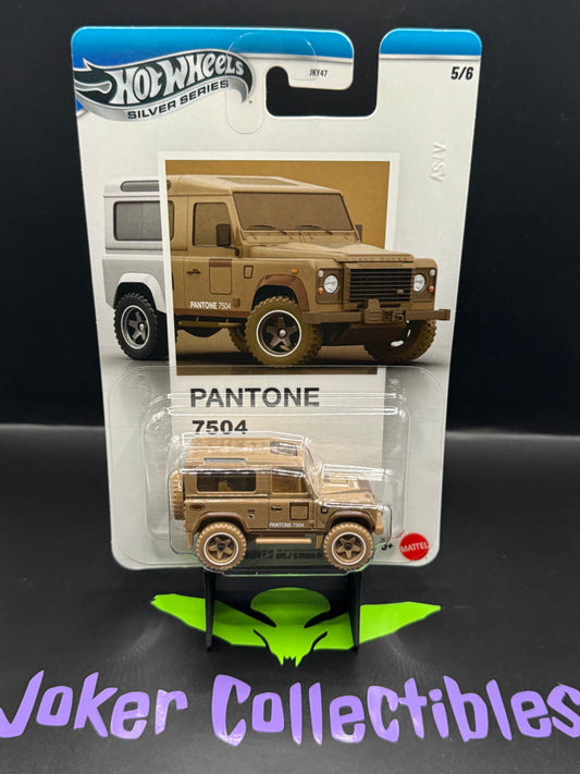 Hot Wheels Silver Series 2026 Pantone Land Rover Defender 90 # 5/6
