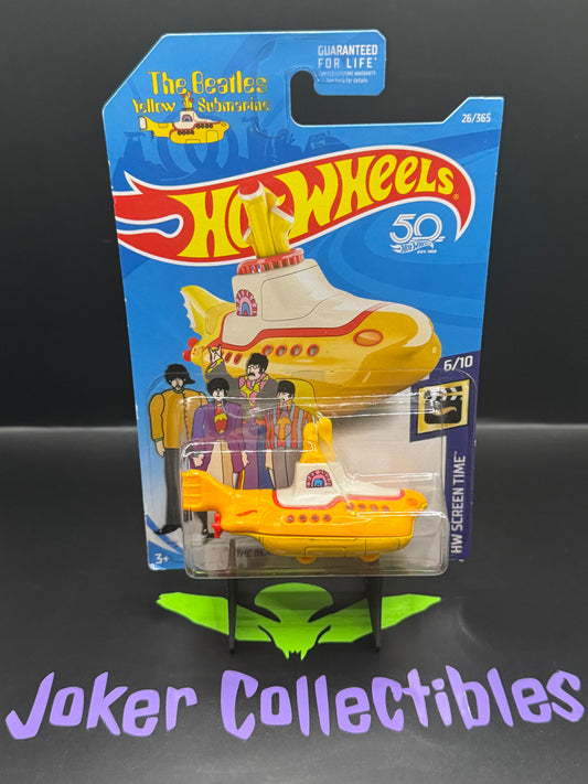 Hot Wheels The Beatles Yellow Submarine 26/365 HW Screen Time 6/10