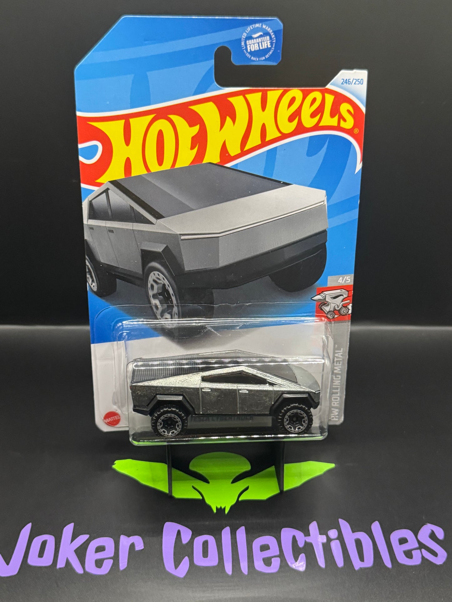 Hot Wheels Tesla Cybertruck 246/250 HW Rolling Metal 4/5