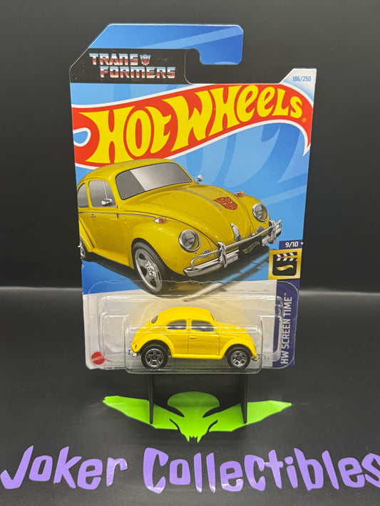 Hot Wheels Transformers Yellow Bumblebee 186/250 HW Screen Time 9/10